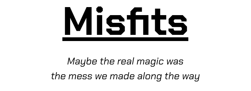 an image of the Misfits cover. It is plain text that says 